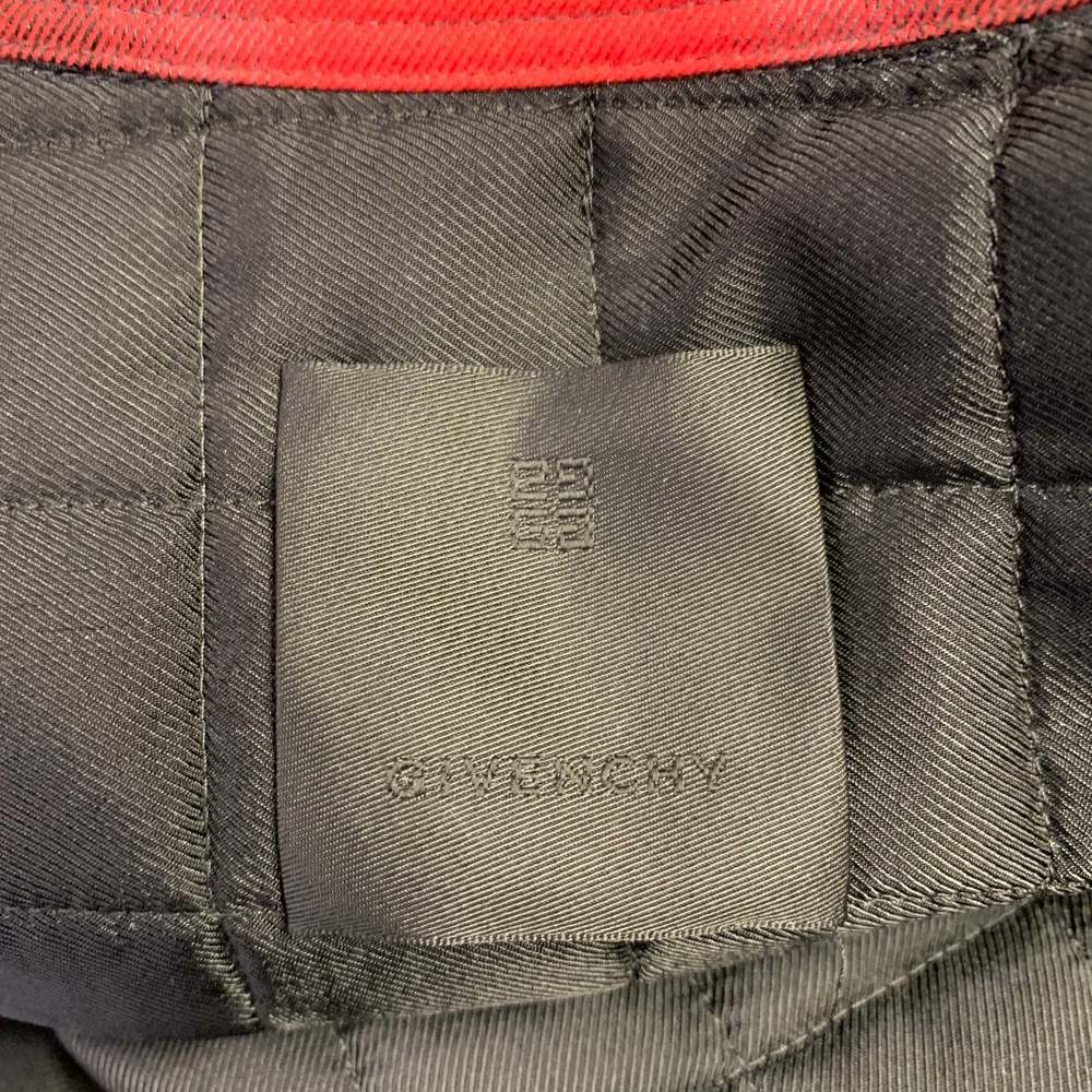 GIVENCHY Red Black Plaid Cotton Snaps Jacket - Picture 5 of 9